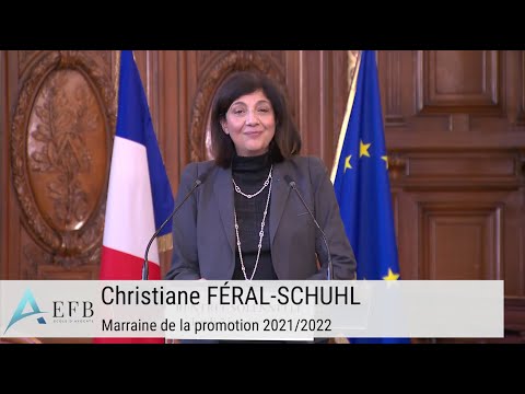 Rentrée solennelle de l'EFB 2021 - Promotion Christiane Féral-Schuhl