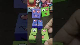 arrange #puzzle rubiks cube #face expression #ytshort
