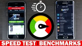 Samsung Galaxy S6 vs iPhone 6 - Speed Test & Benchmarks