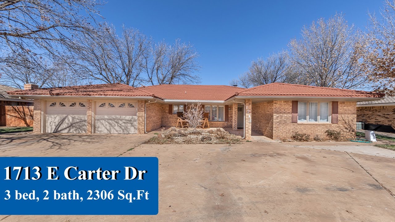 Home For Sale 1713 E Carter Dr, Brownfield, TX 79316 YouTube