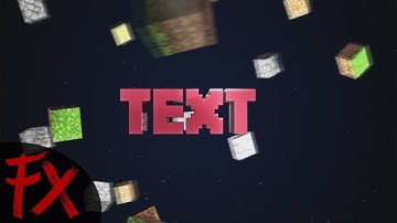 EPIC FREE Minecraft INTRO TEMPLATE w/Tutorial