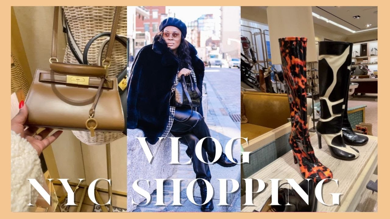 NYC Vlog: Shopping at Tory Burch | Bergdorf Goodman | Zara and more |Simply  Kura - YouTube