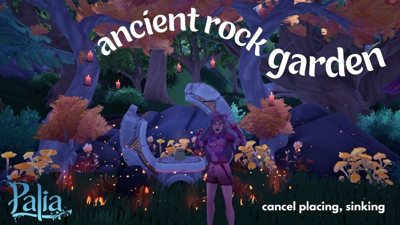 ancient rock garden - sinking FIRE ❤️