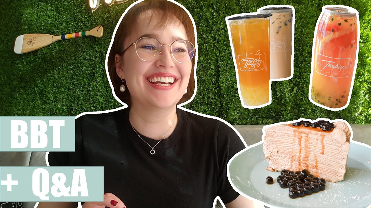 drinking bubble tea and answering your questions - YouTube