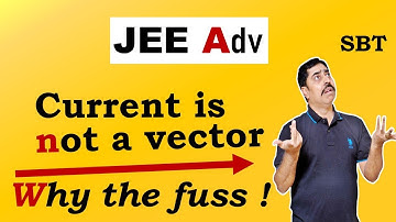 Why electric current is not a vector | JEE Advanced Physics #sbt #jeeadvanced #currentelectricity