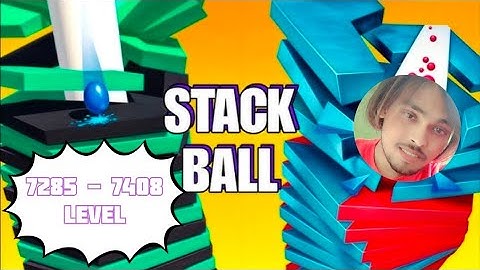 7285-7408 Level 🫢 AMAZING STACKBALL CRUSH 3D  1 - #stackball #shorts