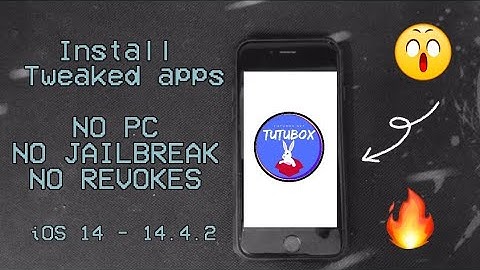 How To Get REVOKED Tweaked Apps For iphone NO PC/JAILBREAK/REVOKES | iOS 14 / 14.4.2 - 13 | Tutubox