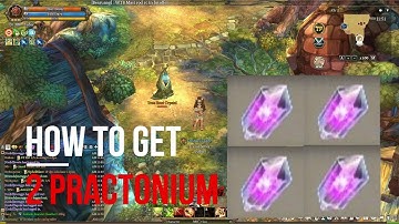 FREE 2 PRACTONIUM Tree of Savior 2018 ?? September RANK 10