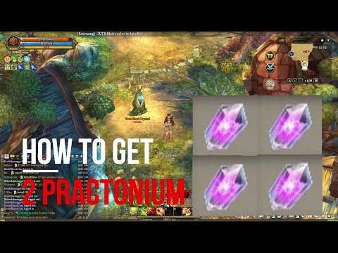 FREE 2 PRACTONIUM Tree of Savior 2018 ?? September RANK 10