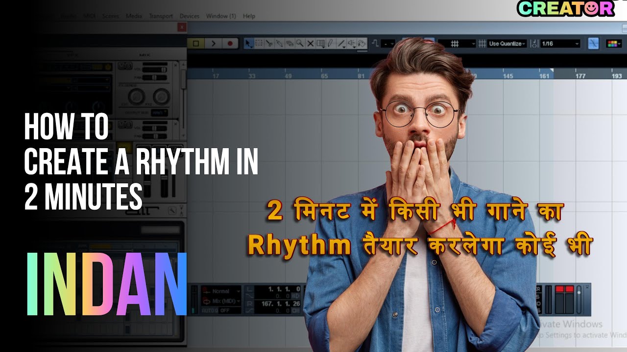 How To Create a rhythm in 2 minutes #INDIAN #tutorial #rhythms #indian ...