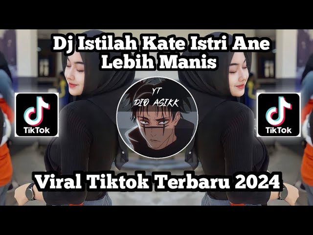 DJ ISTILAH KATA ISTRI ANE LEBIH MANIS  REMIX FULL BAS VIRAL TIKTOK TERBARU 2024 class=