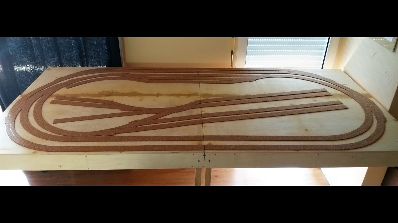 3 - Réseau HO JOUEF SNCF type années 70-80 - Pose de la semelle, suite et fin