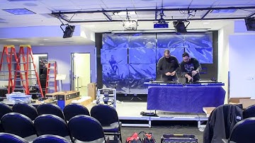 Time Lapse of Intermedia Touch Building a Video Wall for the Miami Marlins