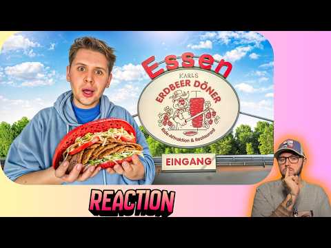 Deutschlands ERSTEN Erdbeer Döner testen🍓 - Lohnt er sich? Reaction