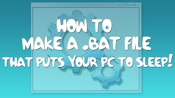 How To make a .bat file that makes your computer go into standby!