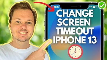 How To Change Screen Timeout On iPhone 13/ iPhone 13 Pro/ iPhone 13 Pro Max