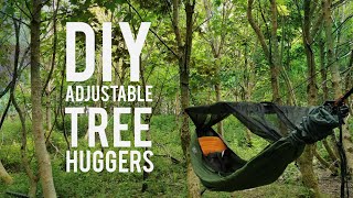 DIY Adjustable Tree Hugger Straps on a DD Frontline Hammock