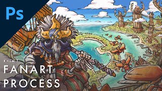 Sogeking : Sniper Island | Onepiece Fanart | Time lapse drawing process by Khem T 199 views 2 weeks ago 10 minutes