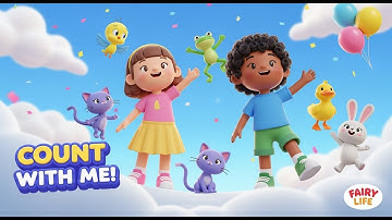 🎵🧮 Count With Me! | Learn Numbers 1–10 | Fun Kids Song | FAIRY LIFE 🌈