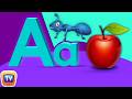Phonics Song with TWO Words - A For Apple - ABC Alphabet Songs with Sounds for Children