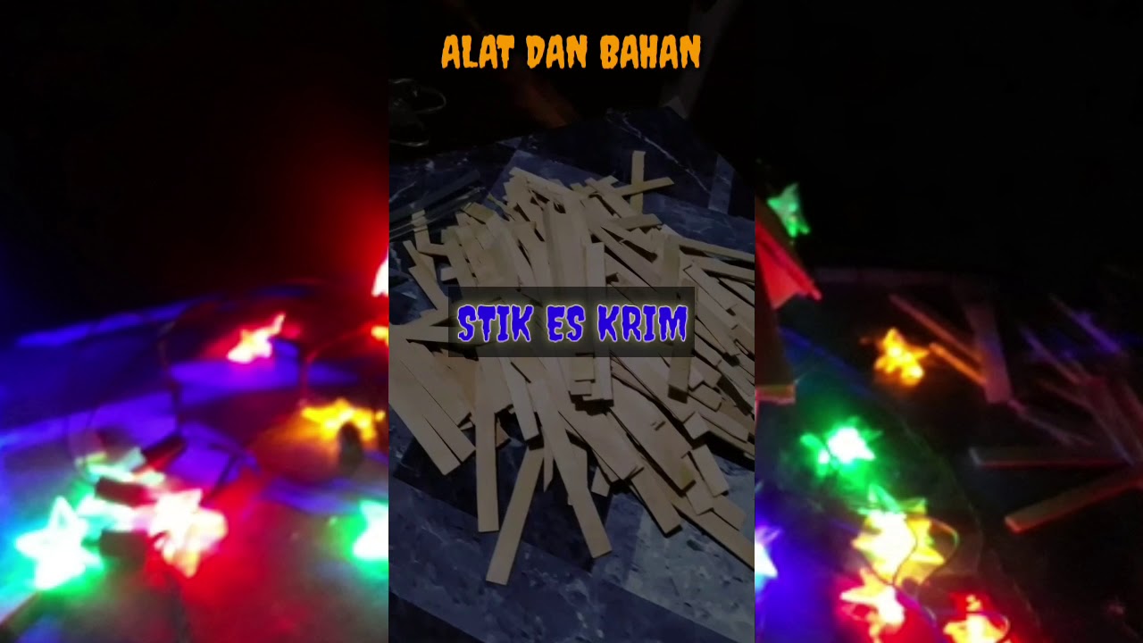 Gubuk Kerajinan  dari stik es  krim  YouTube