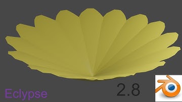 Make a flower using the array modifier (Blender 2.8)