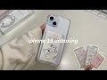  iphone 15 blue unboxing  accessories 