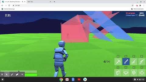 Playing 1v1.lol; HACKER gets BANNED MIDGAME