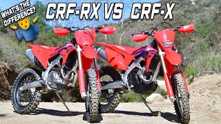 Honda CRF450RX vs CRF450X- Cycle News