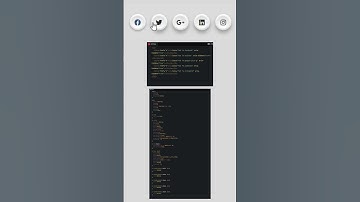 Create Footer with Social Media Icons & Links in HTML CSS in Hindi #webdesign  #coding #shorts