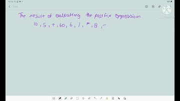 the result of evaluating the postfix expression gate 2015