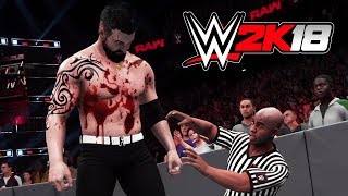 WWE BLOODIEST MATCHES EVER!! (WWE 2K18 My Career Mode, Episode 4) screenshot 3