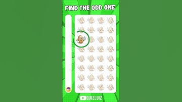Find the ODD One Out - Fruit Edition | Eye Test Challenge 83! #emojichallengequiz #quiz #findtheodd