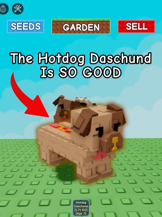 Is The Hotdog Daschund OP!? #growagarden 