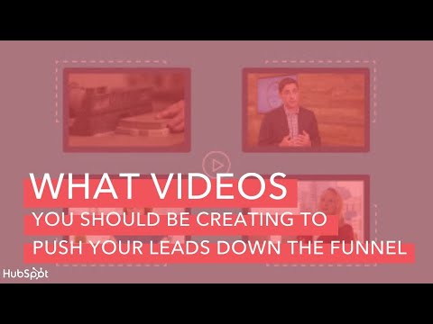 What Videos You Should be Creating To Push Your Leads Down The Funnel