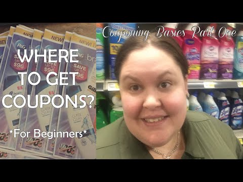 Couponing Basics Part One l WHERE TO GET COUPONS & HOW TO USE THEM l (New 2020) l BEGINNER FRIENDLY