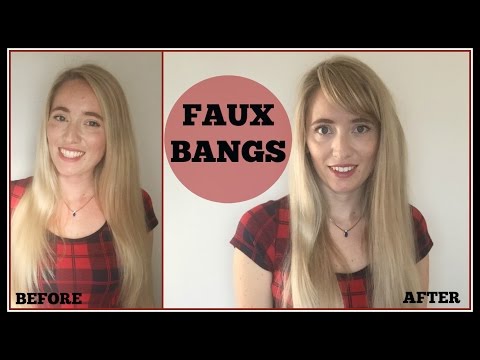 How to Fake Curtain Bangs Without Cutting Your Hair  Glamour