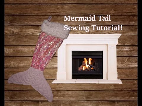 DIY - Mermaid Tail Stocking Tutorial