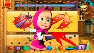 Маша и Медведь развивающая игра - собираем картинки из фигур, кубики для детей Маша и Медведь развивающая игра - собираем картинки из фигур, кубики для детей