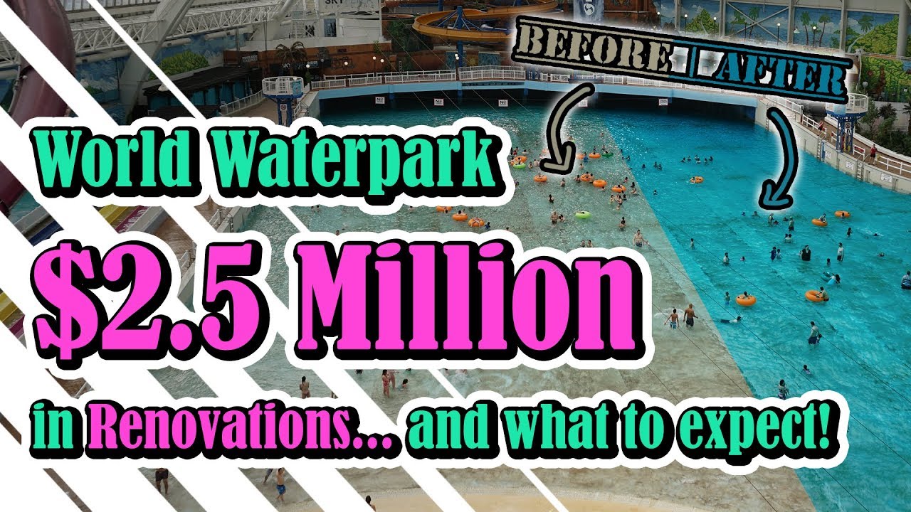 World Waterpark 18 Renovations Closure Best Edmonton Mall Youtube