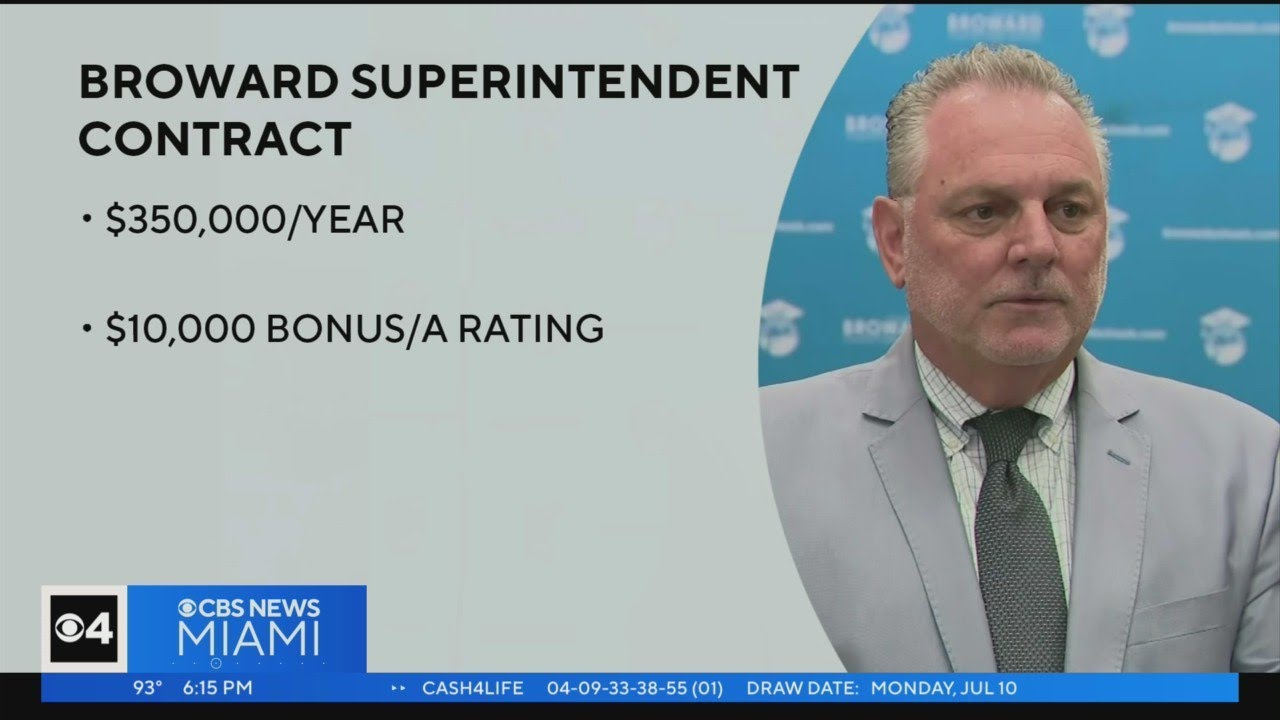 Broward school board approves new superintendent's contract - YouTube