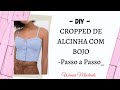 DIY – Cropped de Alcinha com Bojo – MOLDE