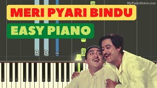 Video voorbeeld van "Meri Pyari Bindu - Piano Tutorial & Chords | MODERNized for Piano | Old Hindi Song | Padosan Movie"