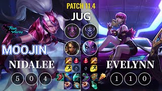 RNW Moojin Nidalee vs Evelynn Jungle - KR Patch 11.4