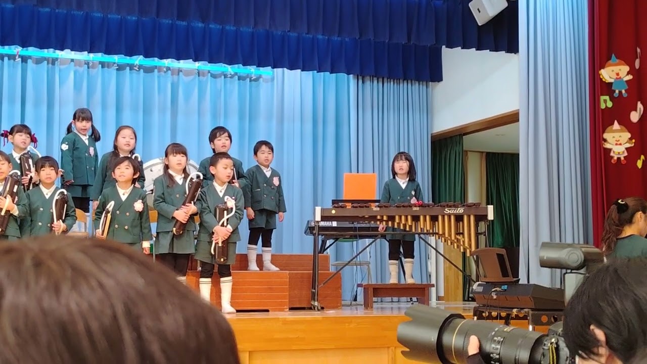 りま　年中　音楽会　マリンバ