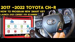 2017 - 2022 TOYOTA CH-R _ HOW TO PROGRAM NEW SMART KEY _ USING LAUNCH X431 CRPEBT SCANNER by Gearmo Auto 162 views 1 month ago 4 minutes, 30 seconds