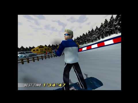 1080 Snowboarding Full Playthrough. All Unlocks.