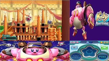 GAMEPLAY KIRBY PLANET ROBOBOT STAGES 2-6EX & BOSS Holo Defense API HD