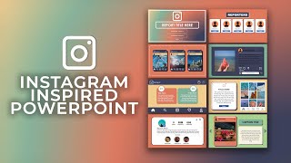 Instagram Inspired PowerPoint Template