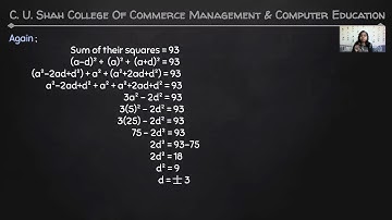 B.B.A SEM-1  Elements of Business Mathematics U2  PART III  BY PROF. BHARTI PARMAR